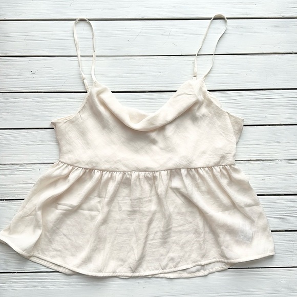 NWT American Eagle Blouse Tank Top Ivory size Small - Picture 1 of 4